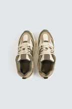 By Shaday Men's Multi-Piece Chunky Sneakers in Mid Olive