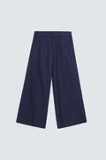 By Shaday Women's Cropped Wide Leg Pants in Dark Blue