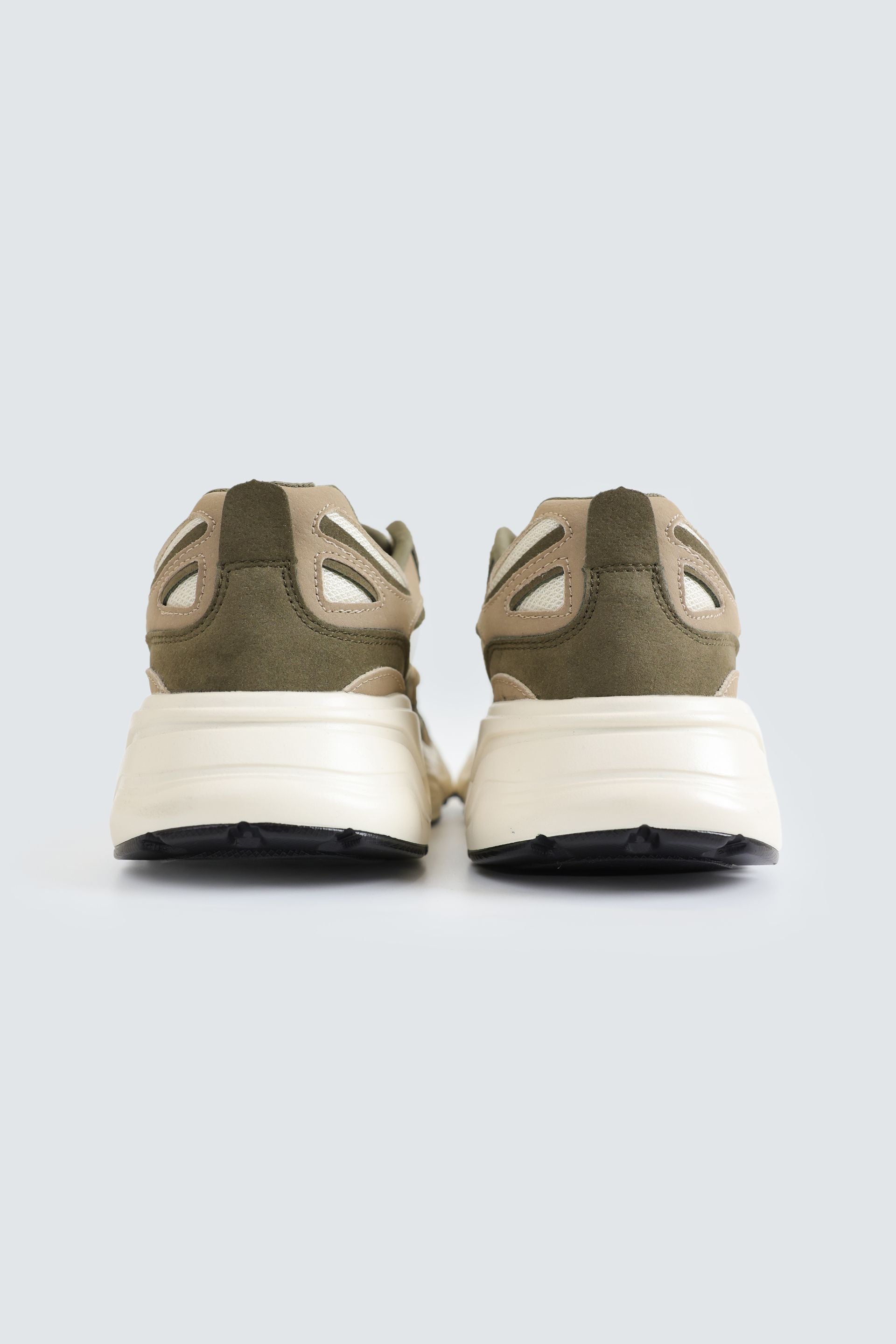 By Shaday Men's Multi-Piece Chunky Sneakers in Mid Olive