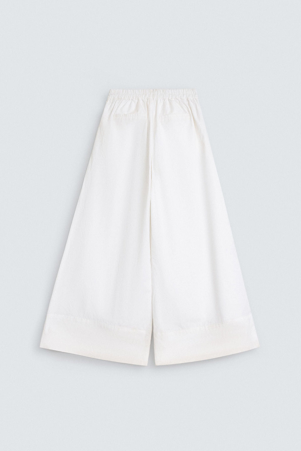 By Shaday Women's Extreme Wide Leg Pleated Pants in White