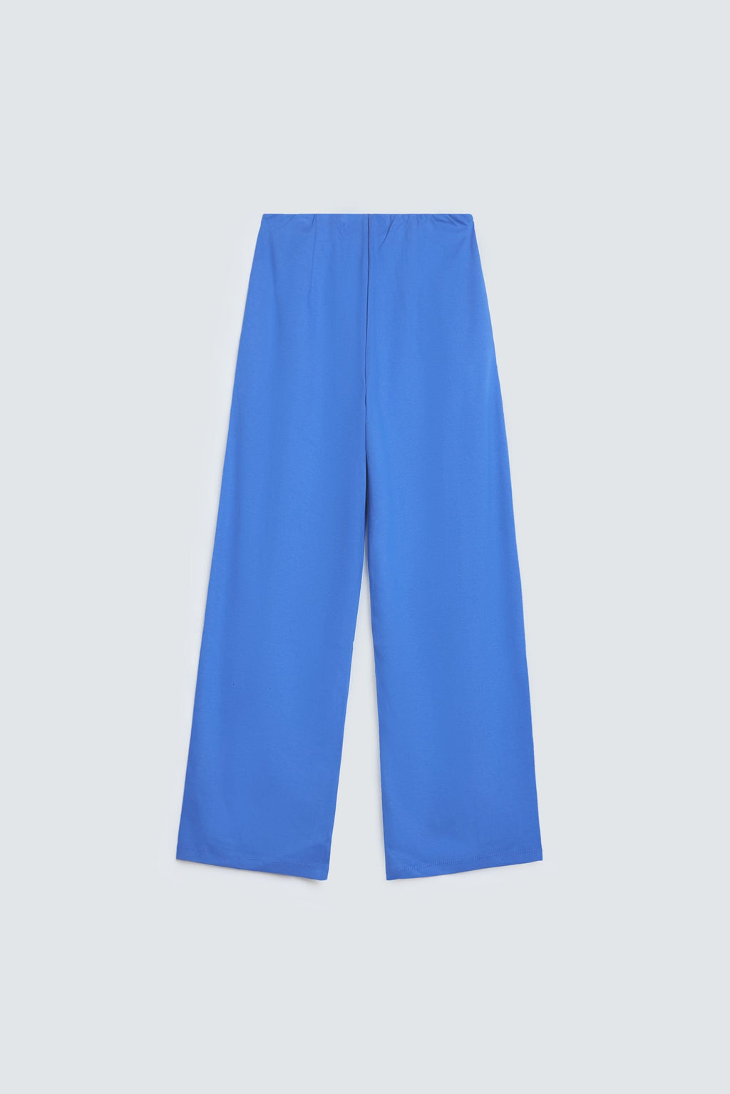 By Shaday Women's Wide Leg Pleated Trousers in Blue