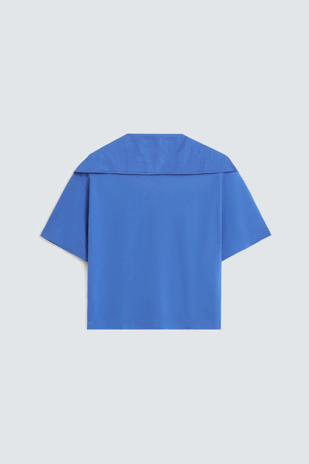 By Shaday Women's Boxy Fit V-Neck T-Shirt in Blue