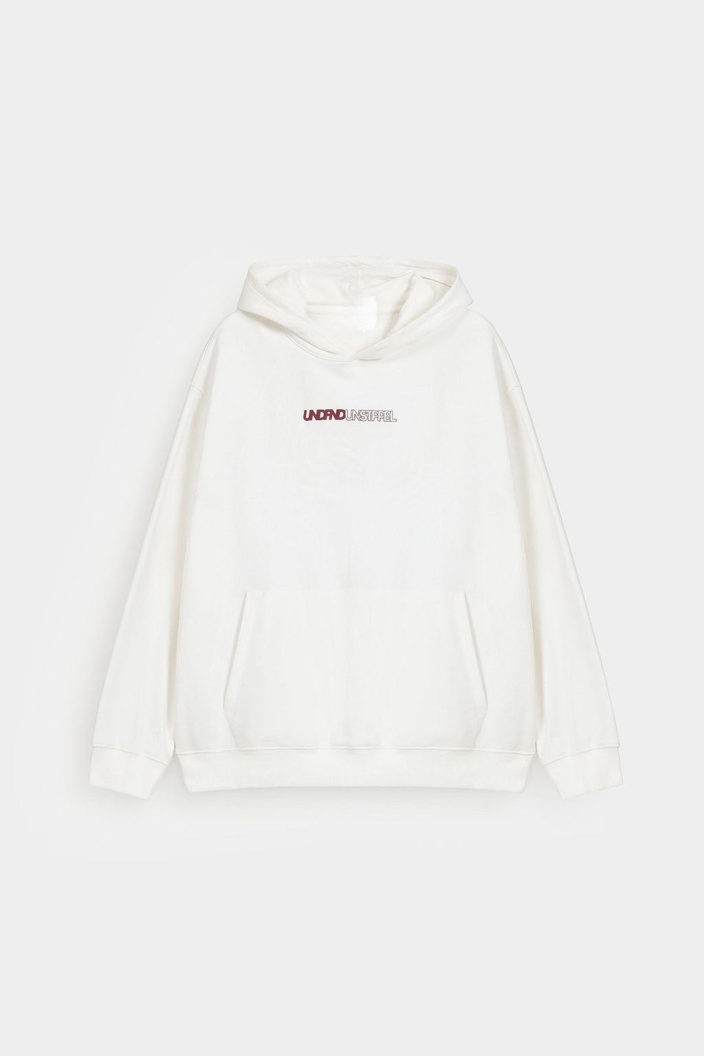 By Shaday Men's Slogan Print Hoodie in Off White